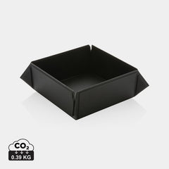 Swiss Peak® RCS Recycled PU Foldable Magnetic Storage Tray - Black