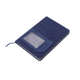 ADANA - Santhome Recycled Canvas A5 Hard Cover Notebook with PU Pocket