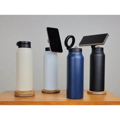 Giftology Double Walled Vacuum Bottle with Mag Holder