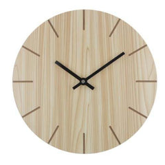 Wooden round clock