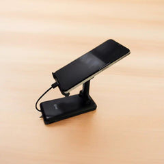 Power Bank Mobile Stand with Multi Charging Cables