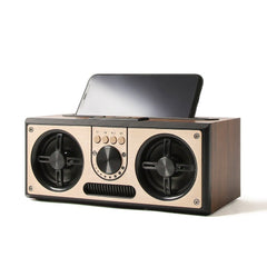 SEVAN - Giftology Retro Wood 10W Bluetooth Speaker with FM