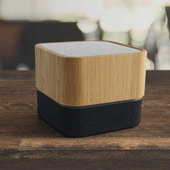 Cube Bamboo Bluetooth Speaker