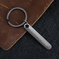 Phone Number Keychains Cute Hollow Out Animals Personalized