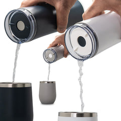 Double Wall Corporate Metal Mug Tumbler set