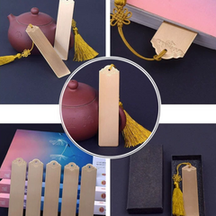 Engraved Metal Blank Bookmarks With Any Logo