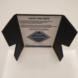 HD Metal Photo Panel Invitation Card with PU Leather Envelope