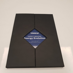 HD Metal Photo Panel Invitation Card with PU Leather Envelope