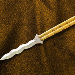 High Carbon Steel Filipino Balisongs butterfly Stainless Steel brass Inserts