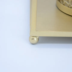 Set of 5 Iron Candle Holder Lantern for Home Decor Ramadan Gift