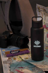 Lednice - Hans Larsen Double Wall Flask With Light-Up Logo - Gifto Graphics