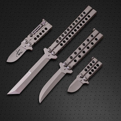 Lots of 4 High Carbon Filipino Balisongs butterfly Trainer Practice