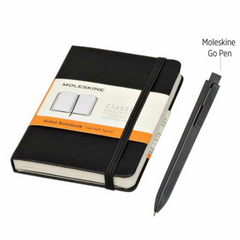 Moleskine Classic Large Notebook & Go Pen Set