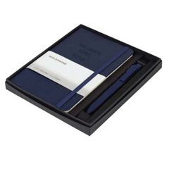 Moleskine Classic Large Notebook & Go Pen Set