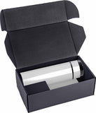 SARGAN - Vacuum Flask with Temperature Lid and Notebook Gift Set