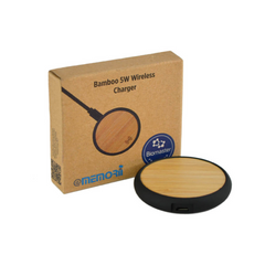 POLIS - @memorii Bamboo Wireless Charger (Anti-microbial)