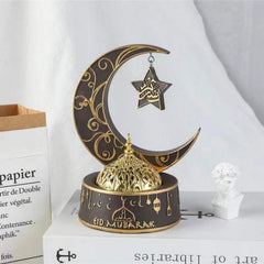 Set of 5 Resin Metal Censer Crafts Home Accessories For Ramadan & Eid Gifts