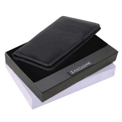 SAN THOME Genuine Leather Suit Coat Wallet With RFID Protection