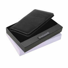 SAN THOME Genuine Leather Suit Coat Wallet With RFID Protection