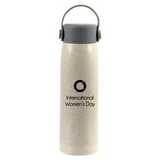 Eco-neutral Wheat Straw Glass Bottle