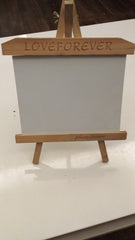 A4 wood tripod stands with Aluminium