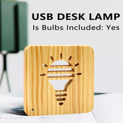 THE WOODTALE Wooden Magic LAMP