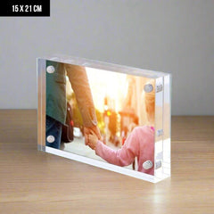 Dual-Sided Freestanding Photo Holder