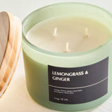 Ambience Core Lemongrass and Ginger Scented Jar Candle