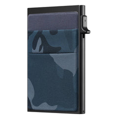 Aluminum RFID Blocking Automatic Pop-Up Card Holder