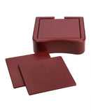 Mondrian Leather Coasters