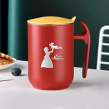 Stainless Steel Coffee Mug With Lid and Handle