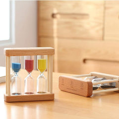Creative 1/3/5 Minute Wooden Sand Glass Hourglass Timer