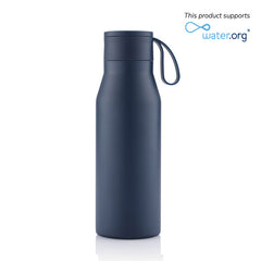 R-NEBRA - CHANGE Collection Recycled Stainless Steel Vacuum Bottle with Loop