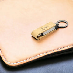 Leather Keychain USB