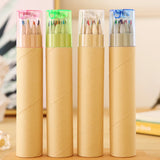 Kids 12 Pcs Color Pencil Tube