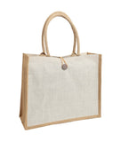 Two Tone Jute Bag