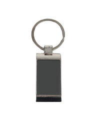 Rectangle Keychain with Black Plate