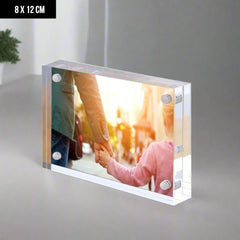 Dual-Sided Freestanding Photo Holder