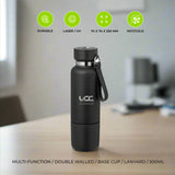 Multi-function SS Bottles, Double Wall, Base Cup, Lanyard, 500ml