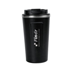 LED Temperature Display Black Tumblers Stainless Steel 510ml