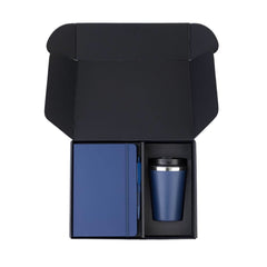 KOKSI - Giftology Set of Double Walled Tumbler, A5 Notebook and Pen