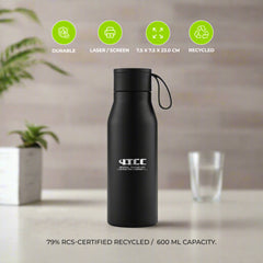 R-NEBRA - CHANGE Collection Recycled Stainless Steel Vacuum Bottle with Loop