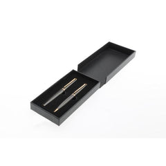 Gift Set of 2 Luxury Pens - Black / Gold