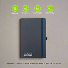 Appeel A5 PU Notebooks with Elastic Band Pen Loop Bookmark