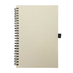 A5 Size Milk Paper Spiral Notebooks, 70 Sheets 80 GSM