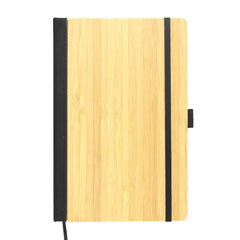 A5 size Bamboo Notebooks with Pen Loop & Page Marker