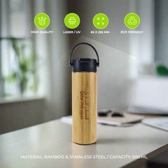 Bamboo Flask with Tea Infuser