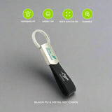 Black PU & Metal Key chain