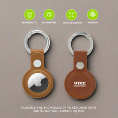 PU Keychain with Santhome Tag pocket