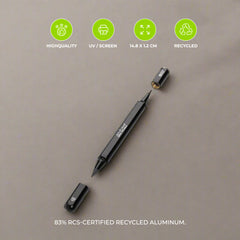 Recycled Aluminum Dual Tip Pen